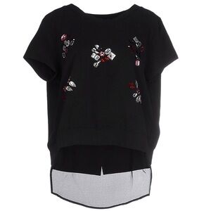 Fornarina Sweatshirt With Rhinestones Size M